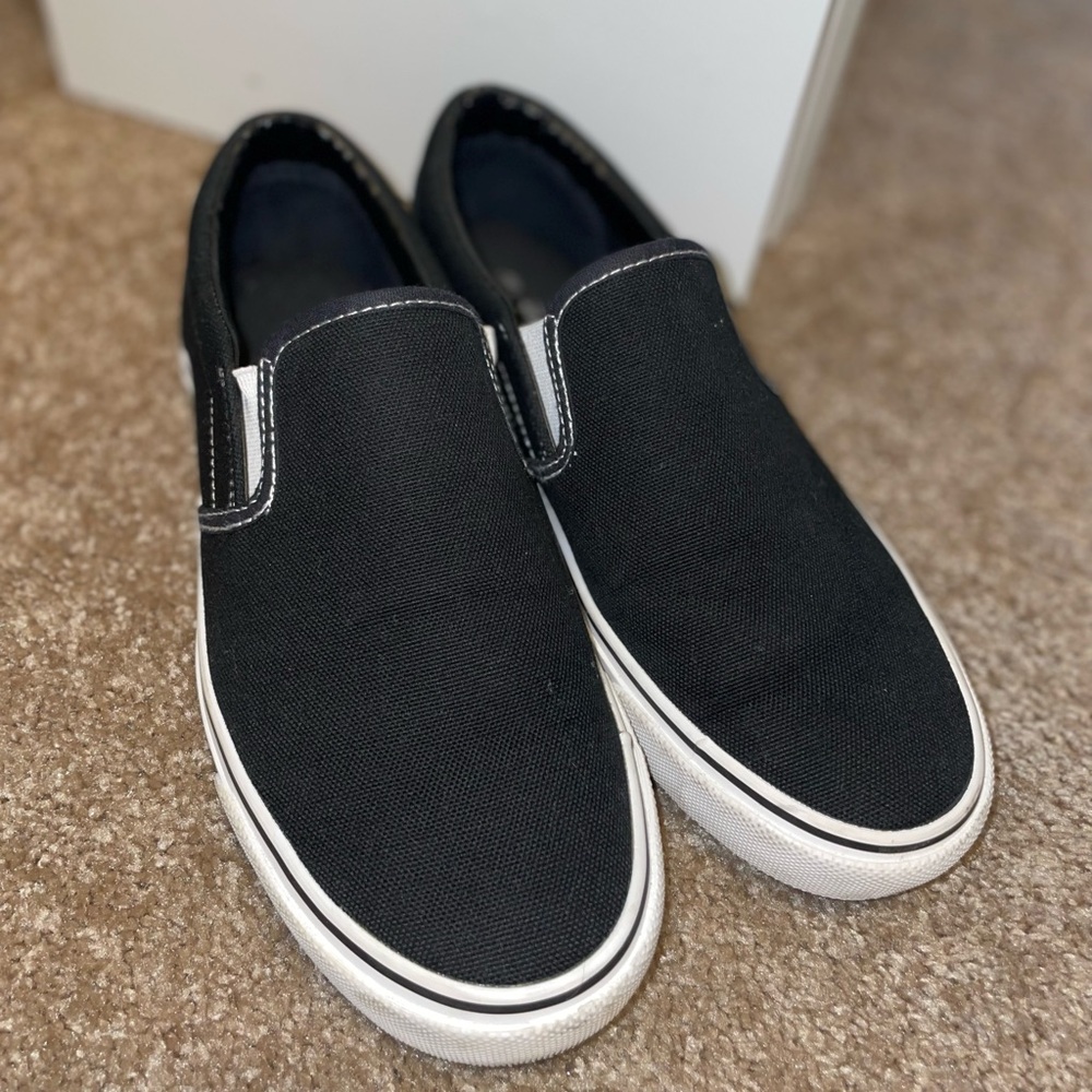 Natural Reflections Womens Shoes Black Size 8.5 Slip
On Shoes